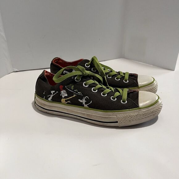 Converse Other - Converse All Star Size 4.5 Dr. Seuss Green Eggs & Ham Whimsical!